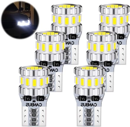 6 Stuks Universele Ledlampen voor Auto Interieur en Kentekenplaatverlichting