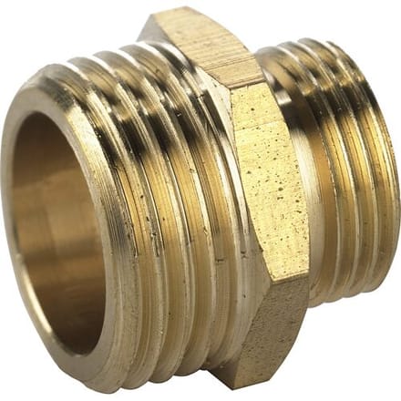 BPE Gasdraadfitting verloopnippel 3/4"x1/2" Bt.Dr.