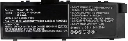 CoreParts MBXDE-BA0211 laptop reserve-onderdeel Batterij/Accu