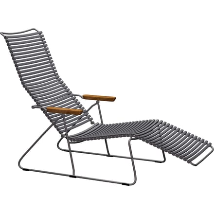 HOUE - Click Sunlounger ligstoel - donkergrijs - 4 - 6 Wochen