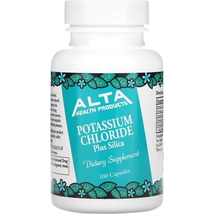 Kaliumchloride, Silica Plus, 100 Capsules