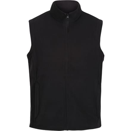 Regatta Heren Micro Fleece Bodywarmer / Gilet (Zwart)