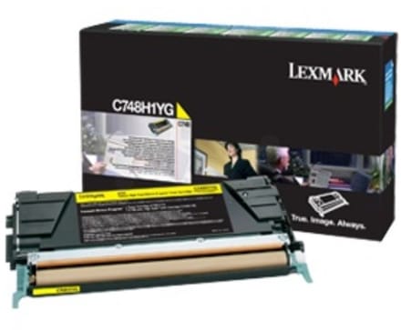 Lexmark Gele tonercartridge - Lasertoner Geel