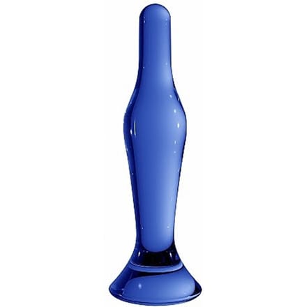 Chrystalino Flask Blue - Glazen Dildo