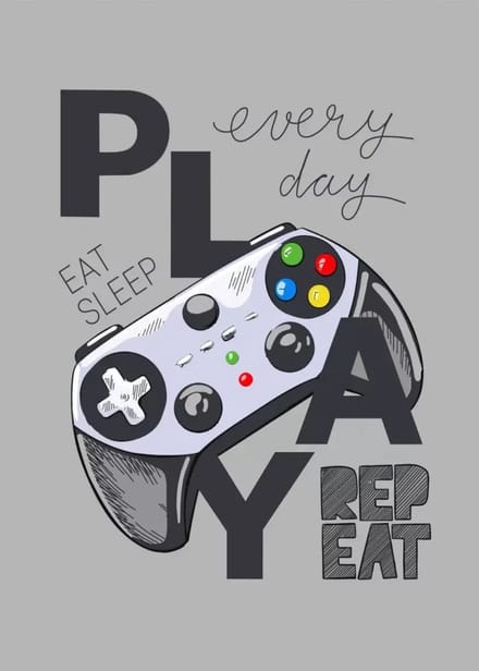 Sweet Home Fleece Plaid Eat Sleep Repeat 100 x 140 cm