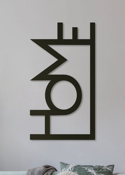 Wanddecoratie | Home - M (22x40cm)
