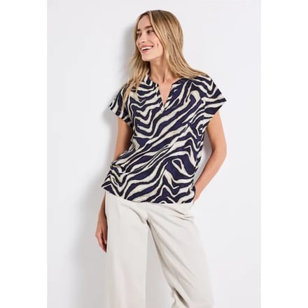 Gedessineerde blouse