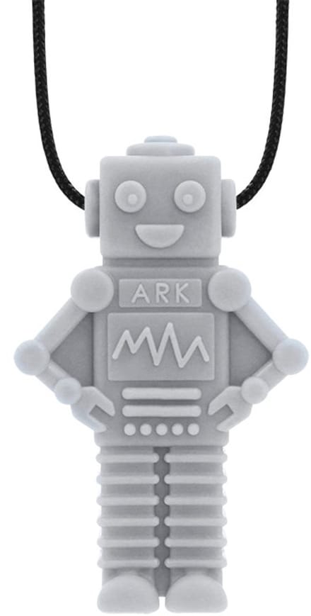 ARK Therapeutic sensorische kauwketting robot lichtgrijs voor kinderen.