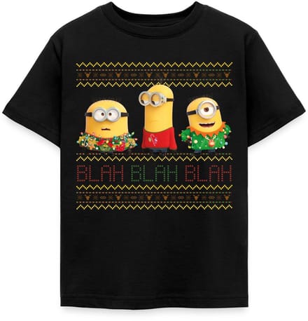 Minions Ugly X-mas Blah T-Shirt Kinderen
