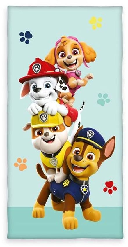 Paw Patrol Strandlaken - 75x150 cm - Turquoise