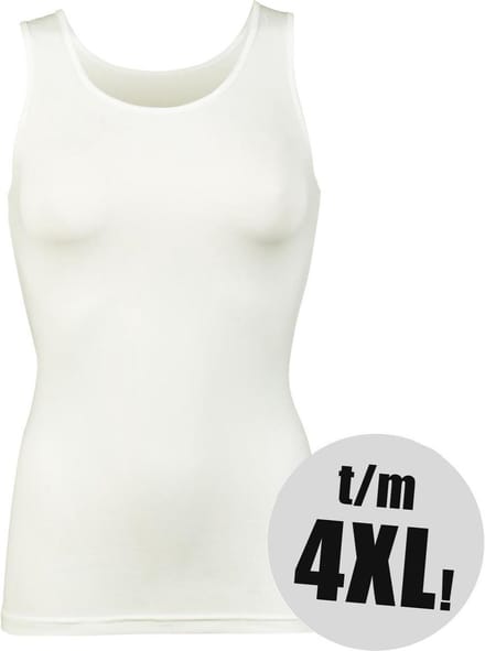 RJ Bodywear - Pure Color - Dames Singlet - Ivoor - S