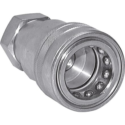 Stalen DN 50 Hydraulische Koppeling Snelkoppeling G 2 inch Binnendraad ISO 7241-1 B D 63.2mm