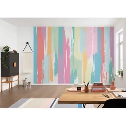 Fotobehang - Color Rain 350x250cm - Vliesbehang