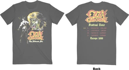 Ozzy Osbourne Heren Tshirt -XL- Ultimate Remix Grijs