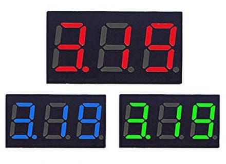 Mini Digitale LED Voltmeter 0.36 Inch DC 2.5-30V – 5 Stuks Voltage Tester Meter