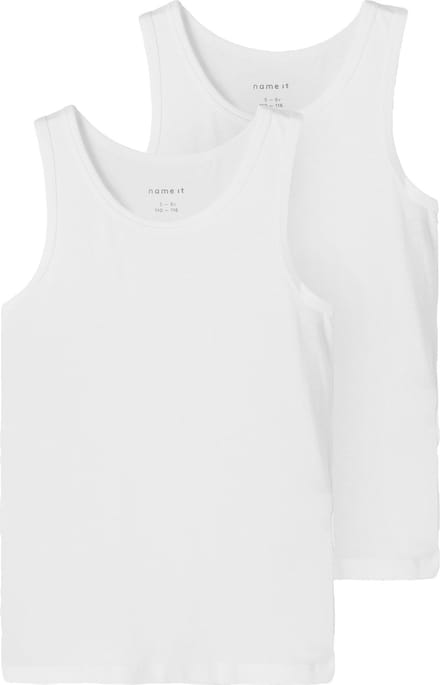 NAME IT NKMTANK TOP 2P NOOS Jongens Onderhemd - Maat 86
