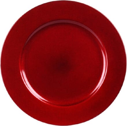 Kaarsenplateau- rood - kaarsenbord - plateau - per 2 stuks