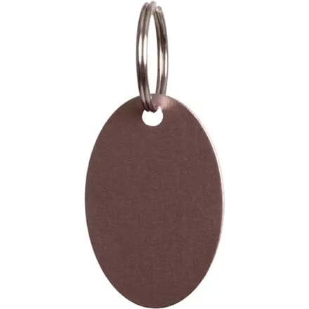 Grooming Deluxe - Naamplaatje ovaal size M 3,8 cm oude roos