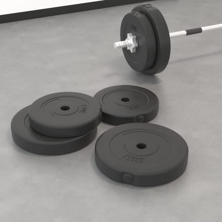 vidaXL - Halterschijven - 4 - st - 30 - kg - beton