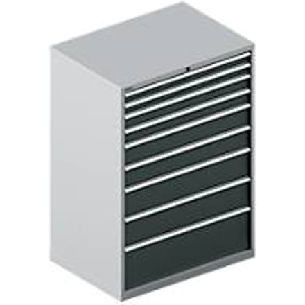 Schäfer Shop Select Ladekast 54-36 9 wit aluminium/antracietgrijs wit