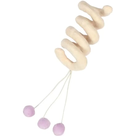 Kattenspeeltje TWISTER beige 36x10x10cm