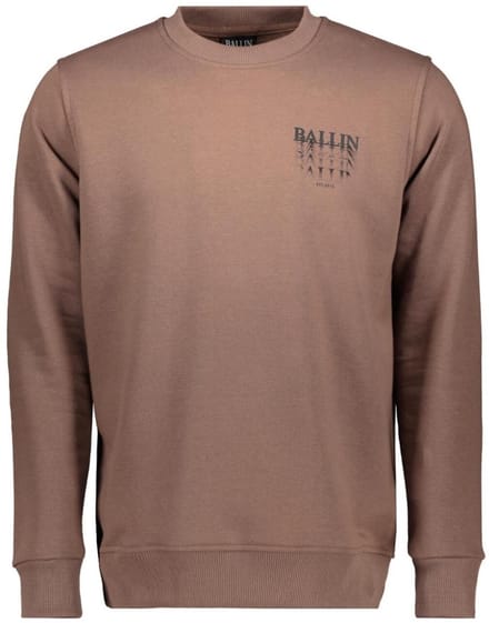 Ballin Trui Crewneck 5222 Cacao Mannen Maat - S