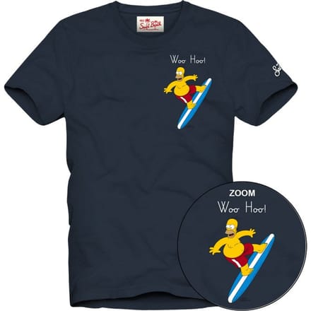 mc2 saint barth T-shirt met frontprint POT0001-04476L