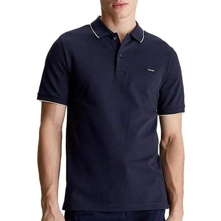 Polo Shirt Korte Mouw Calvin Klein Jeans Pique Tippin