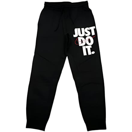 Joggers Molleton Nike avec Bord-côte et Imprimé Lettres Homme Bas 931904-010 XL gray