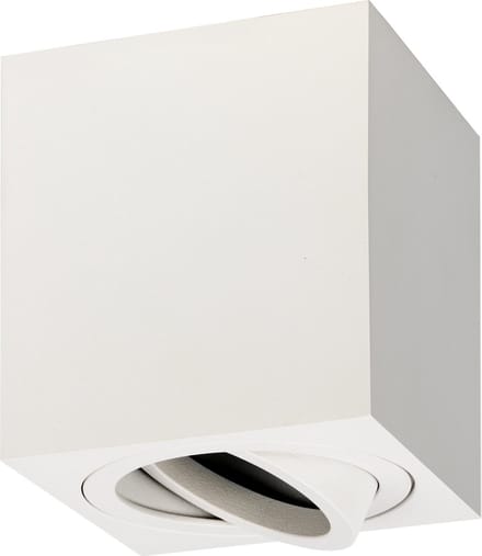 Ledvion - LED Opbouwspots - Dimbaar - Wit ø80mm - IP20 - GU10