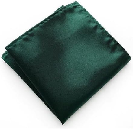 Elegante Donkergroene Sjaal van Satin - Unisex