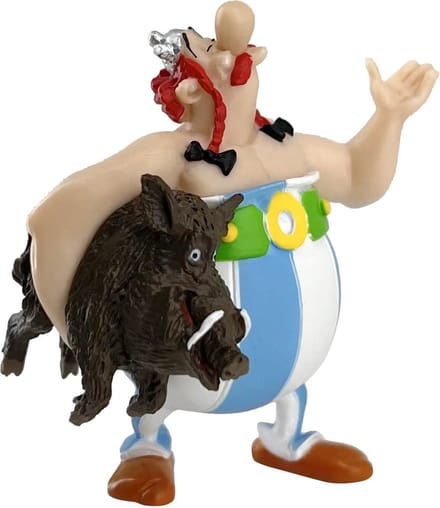 Plastoy - Astérix - Obélix draagt een zwijn Figuur