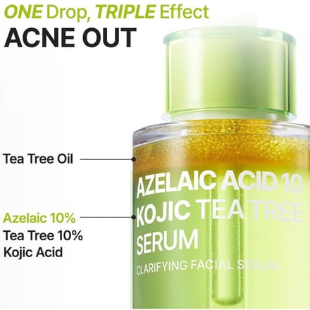 Azelaïnezuur 10 Kojic Tea Tree Serum 30 ml / 1.01 fl.oz. beige