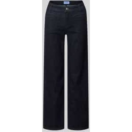kort fit recht broek van katoenmix model 'TESS CROPPED'