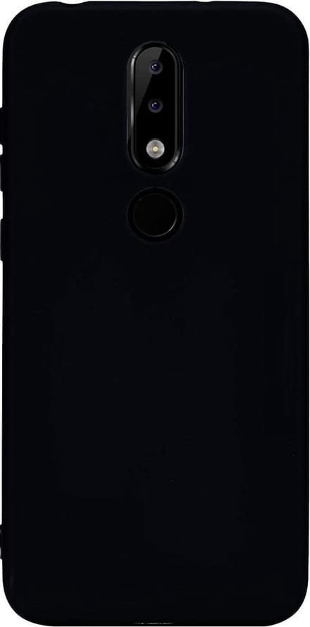 Silicone hoesje Geschikt voor: Nokia 5.1 Plus -  zwart