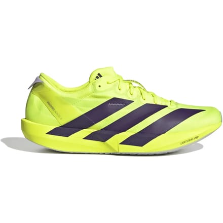 Adidas Adizero Adios 9 Sneakers Heren - Geel - Maat 42 2/3 - Mesh/Synthetisch