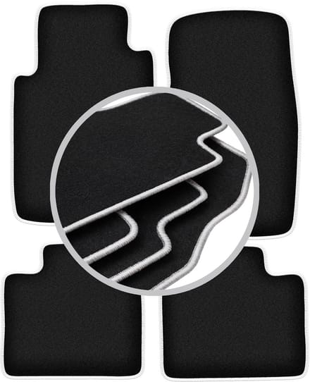 CARLUX-SILVER automatten voor: Mitsubishi Pajero II off-road (1991-1999)