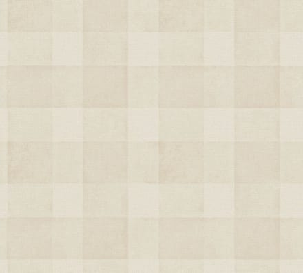 RUITEN BEHANG | Geblokt - Beige - A.S. Création Natural Living D`eco
