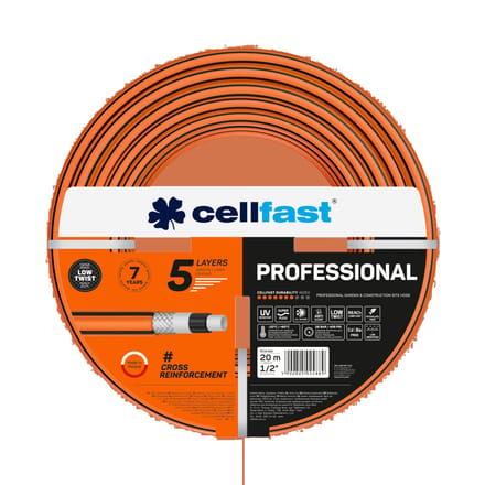Cellfast Professional - tuinslang, diameter 1/2 inch, lengte 20 m, 5-laags