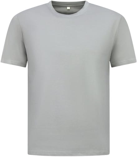 Oversized T shirt Heren - Effen T shirt Heren Blanco - MD6530 - Licht Grijs