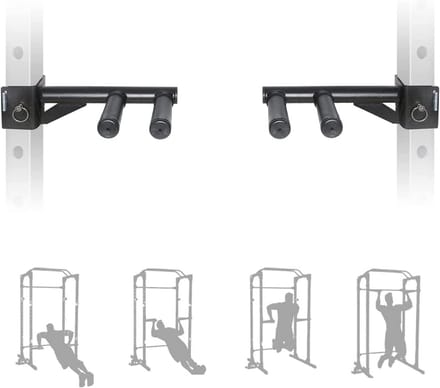 Dip Bar Bevestiging voor Power Rack met Smalle en Brede Handgrepen