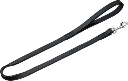 Karlie Buffalo - Hondenriem - Leer - Zwart - 18 mm x 100 cm