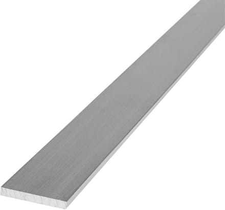 Aluminium Platte Stang - Metaal Profiel - Constructie Bouw - Geperst EN AW-6060 - 30x5mm 2m - Onbehandeld