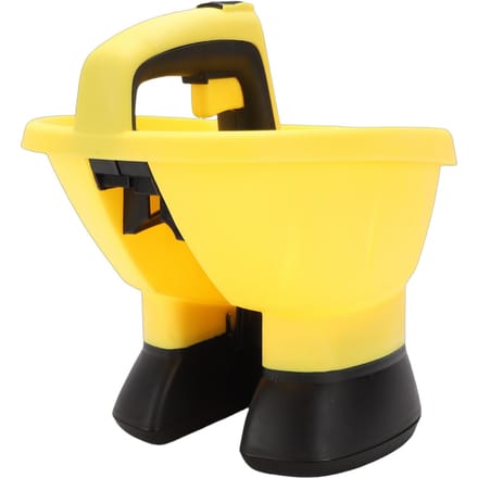 Handmatige Power Spreader Veelzijdige Efficiënte Op Batterijen Werkende Meststofstrooier Voor Sojabonen Maïs yellow