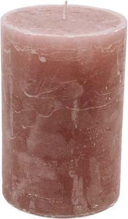 Stompkaars antique pink - KaarsenKerstkaarsen - Paraffine - 10x15cm
