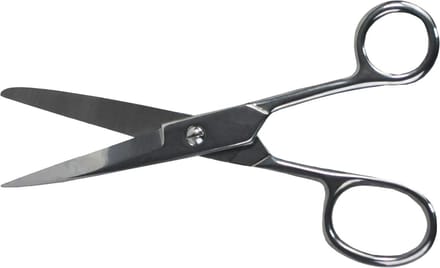 Desq schaar 18 cm | verchroomd | asymmetrische ogen