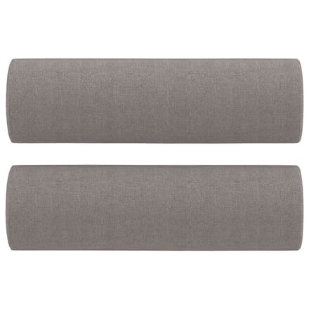 vidaXL - Sierkussens - 2 - st - 15x50 - cm - stof - taupe
