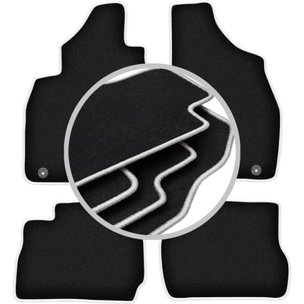 CARLUX-SILVER automatten voor: Mitsubishi Pajero Pinin SUV (1999-2006)