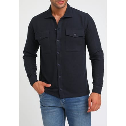 Gabbiano - Heren Overshirt - 424553 - 301 Navy