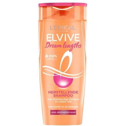 L'Oréal Paris Elvive Dream Lengths - Shampoo met Castorolie en Niacinamide - Lang en Beschadigd Haar - 250ml
